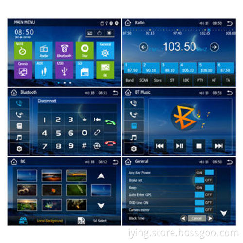 Car DVD Player for Toyota Land Cruiser (2007-2012) with Win 8 Interface